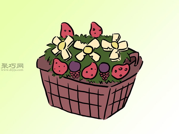 水果篮的水果怎么装好看 教您果篮如何搭配 8