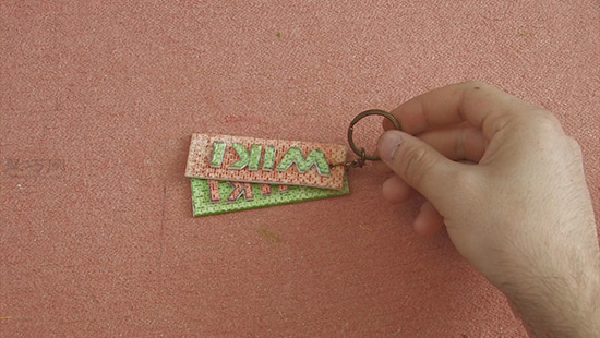 手工制作钥匙链教程 教你如何DIY字母钥匙链