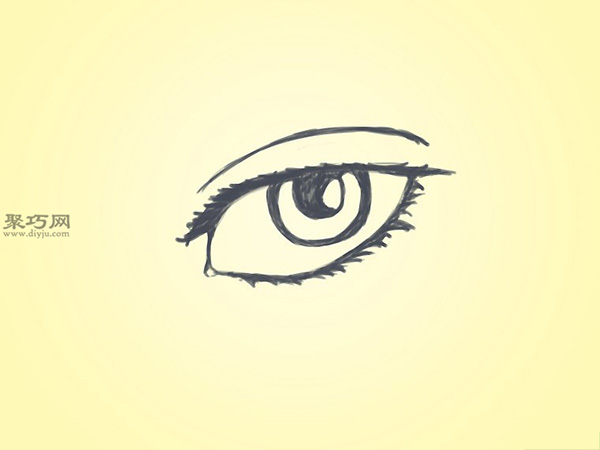 素描如何画真实眼睛 3