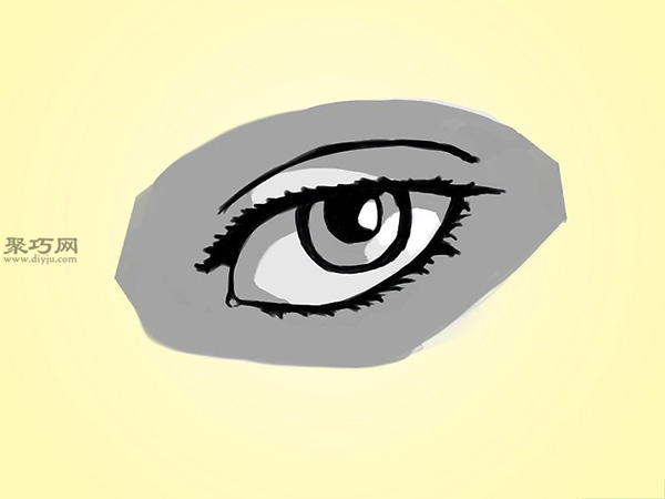 素描如何画真实眼睛 6