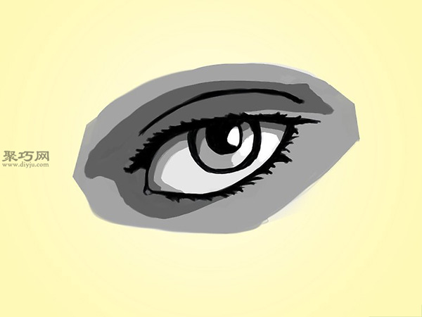 素描如何画真实眼睛 7