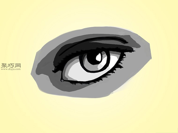 素描如何画真实眼睛 8