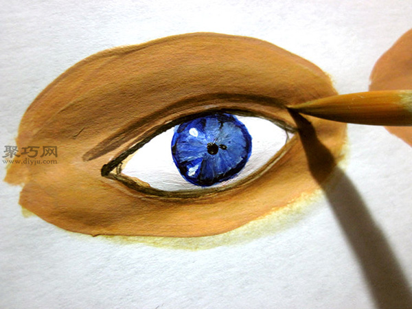 油画眼睛画法步骤图解 如何画出逼真的眼睛