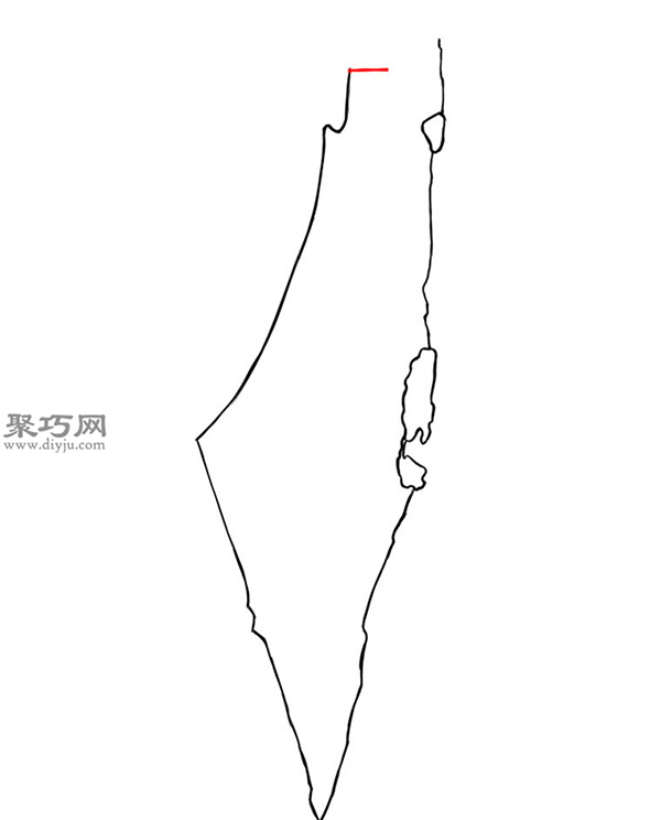 自制精美地图之手绘以色列地图方法技巧 7