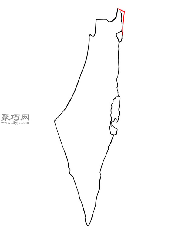 自制精美地图之手绘以色列地图方法技巧 9