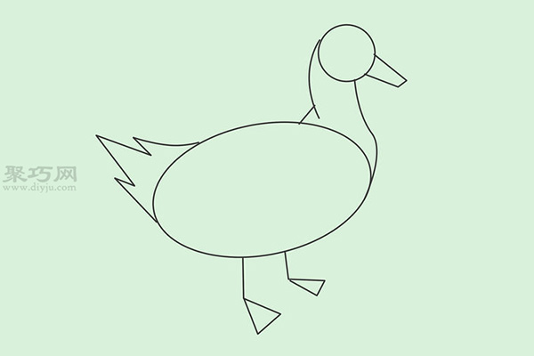 简笔画小鸭子的步骤图解 11