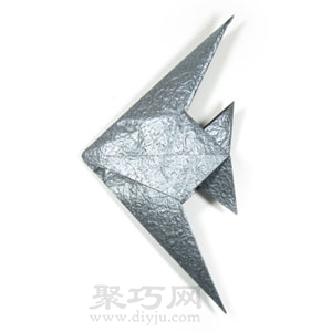 手工折紙神仙魚折法步驟