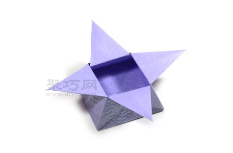 手工折纸星星盒子步骤图解
