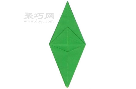 折紙基礎折法：等分菱形折疊