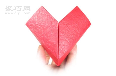 手工折紙3D立體心形怎樣折
