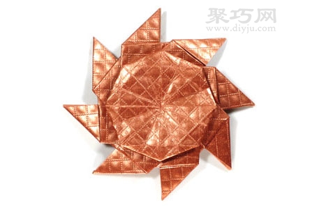 手工折纸八角忍者之星简单图解