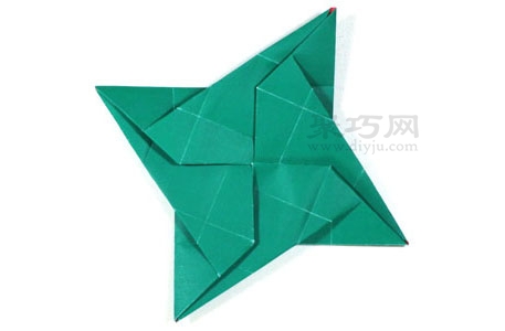忍者武器忍者之星折纸教程图解