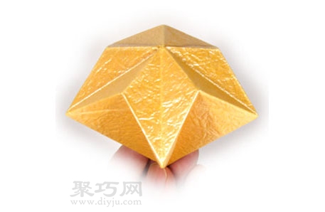 手工折紙3D五角星簡單圖解