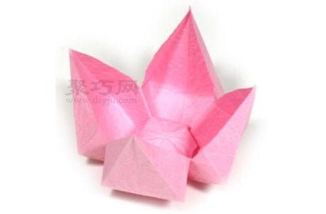怎么做折紙蓮花簡單？看這個蓮花折法教程