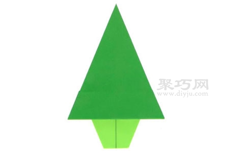 手工折紙圣誕樹折法步驟