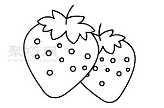 怎么画草莓？一步一步教你画草莓简笔画