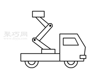 怎么畫升降車最簡單 來學(xué)升降車簡筆畫畫法