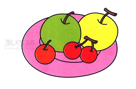 怎么畫水果果盤才好看 來學水果果盤簡筆畫畫法
