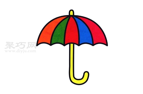 小雨傘怎么畫好看又簡單 小雨傘簡筆畫教程