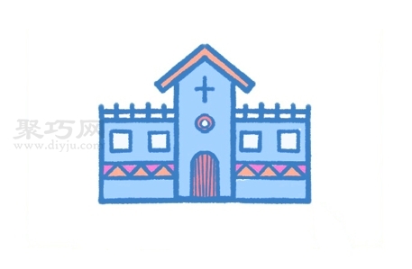 如何畫教堂好看又簡單 來學教堂簡筆畫畫法