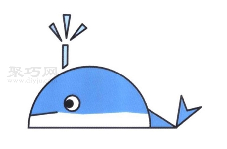 鯨魚如何畫好看又簡單 一步一步教你畫鯨魚簡筆畫