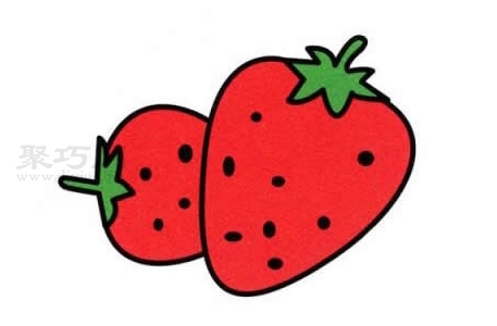 草莓怎么画最简单 草莓简笔画教程