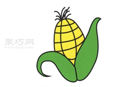 怎么畫玉米簡單又漂亮 玉米簡筆畫教程