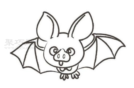 蝙蝠簡筆畫怎么畫 蝙蝠簡筆畫畫法