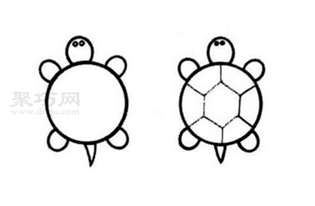 如何画乌龟好看又简单 乌龟简笔画教程