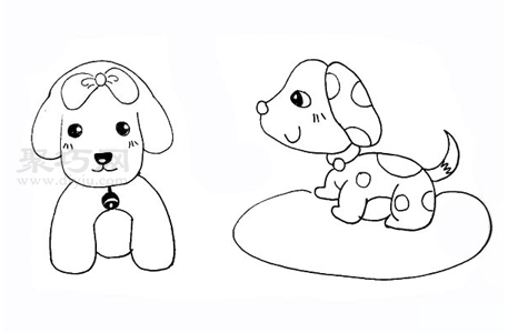 怎么畫小狗？一起來學小狗簡筆畫