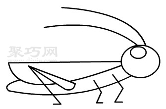 蝗蟲怎么畫最簡單 一步一步教你畫蝗蟲簡筆畫