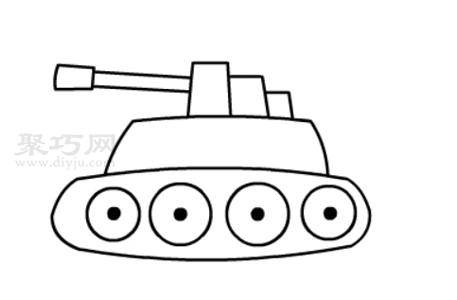 坦克如何畫最簡單 坦克簡筆畫步驟