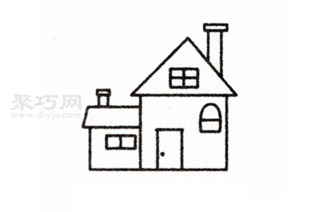 房子畫法教程 一起來學房子簡筆畫