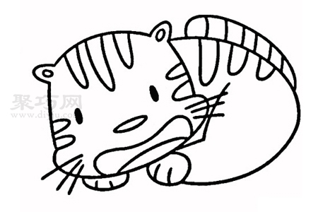 小猫画法教程 一起来学小猫简笔画