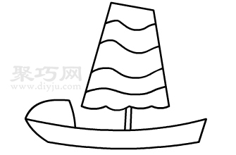 5步怎么畫帆船 來學帆船簡筆畫畫法