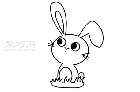玉兔怎么畫最簡單 玉兔簡筆畫步驟