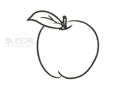 幼兒畫蘋果簡單畫法 來學蘋果簡筆畫