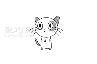 怎么画小猫好看又简单 小猫简笔画画法