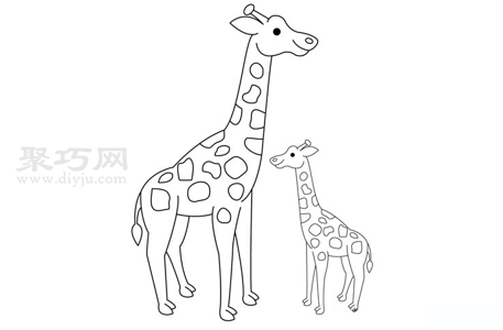 長頸鹿怎么畫最簡單 一步一步教你畫長頸鹿簡筆畫