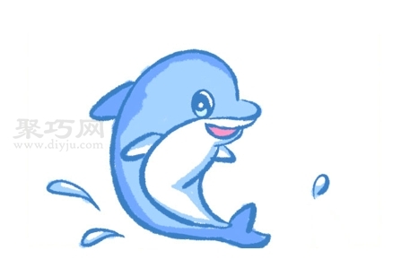 海豚简笔画怎么画 海豚简笔画教程