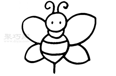 蜜蜂如何畫簡單又漂亮 蜜蜂簡筆畫步驟