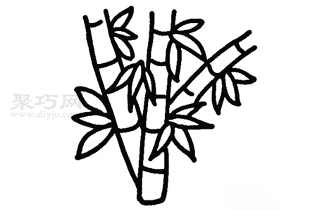 竹子樹怎么畫最簡單 竹子樹簡筆畫畫法
