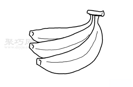 怎么畫香蕉 香蕉簡筆畫步驟
