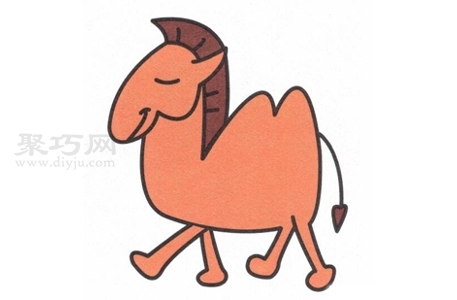 小骆驼画法简单又漂亮 来学小骆驼简笔画