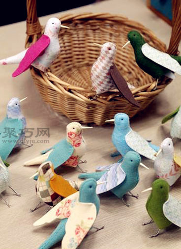 手工布藝制作小動物 教你如何DIY布藝鴿子