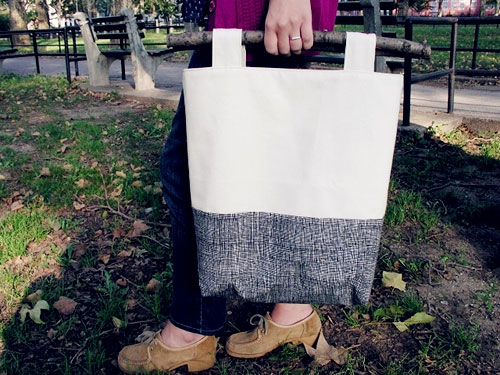 手工布藝環保手提袋教程 教你如何DIY布藝手提袋