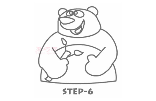 幼兒簡筆畫大熊貓的畫法 教你如何畫大熊貓簡筆畫