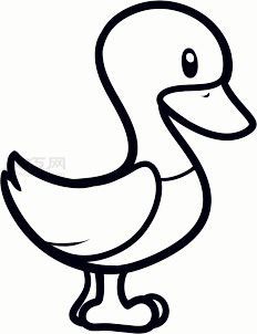 兒童簡筆畫鵝的畫法 教你怎么畫鵝簡筆畫