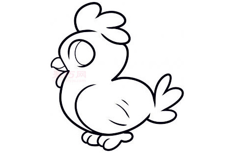 簡筆畫小雞的畫法 教你如何畫小雞簡筆畫