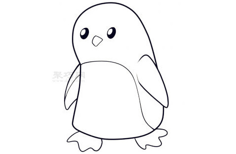 简笔画小企鹅的画法 教你如何画小企鹅简笔画